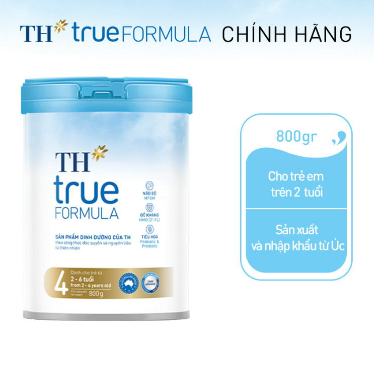 Sữa bột dinh dưỡng công thức th true formula 4 800g .