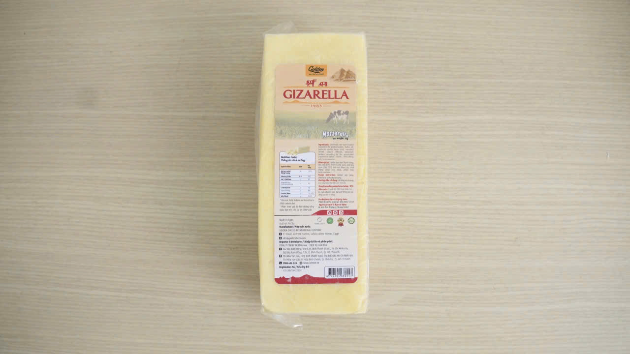 Phô Mai GIZARELLA Khối 2kg (giao tphcm)
