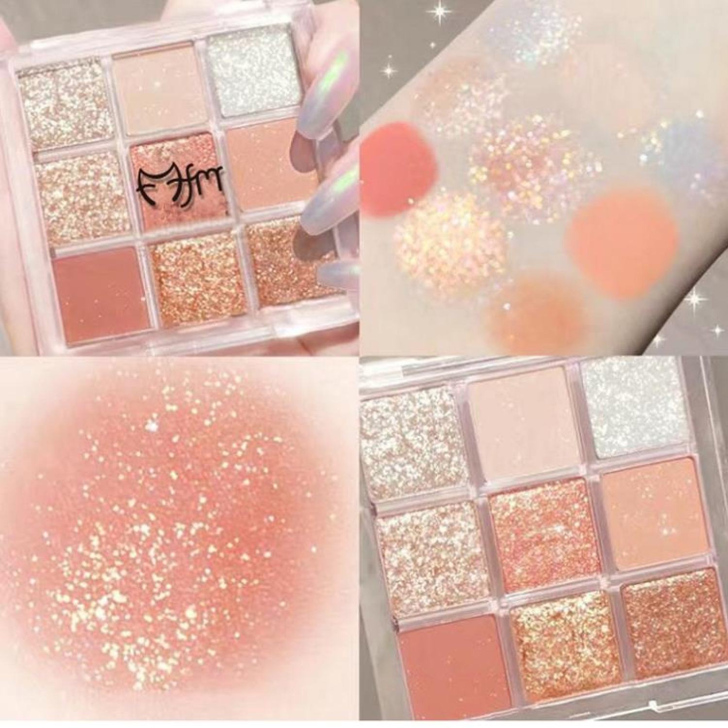 Bảng Mắt Nhũ 9 Ô Eye Palette Glamcolour Nội Địa Trυng Zu Cosmetic