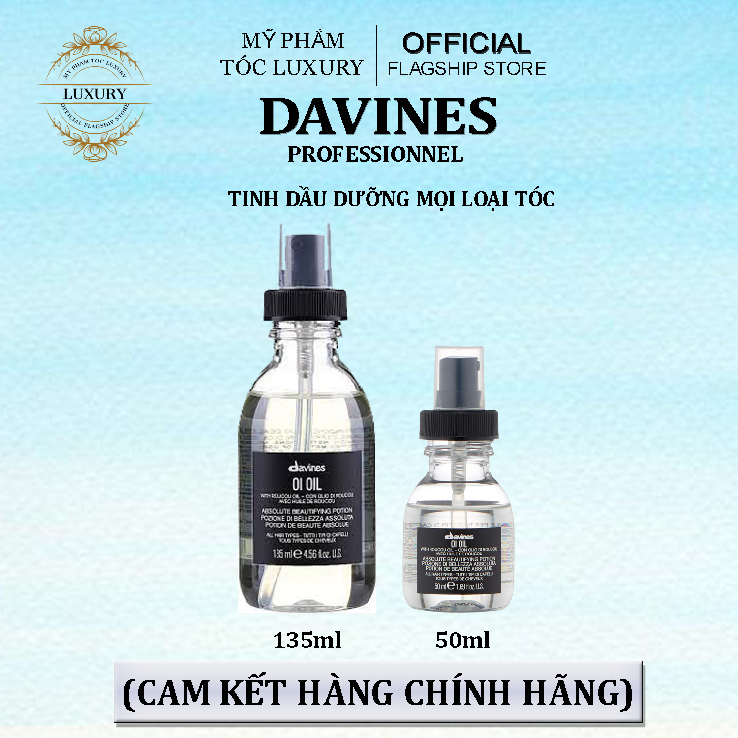 Tinh dầu dưỡng tóc Davines Oi Absolute beautifying potion dầu dưỡng tóc hoàn mỹ 50ml -135ml