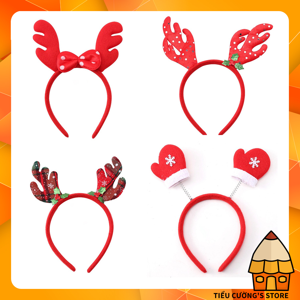 Bờm, cài tóc Noel, giáng sinh đáng yêu cho bé