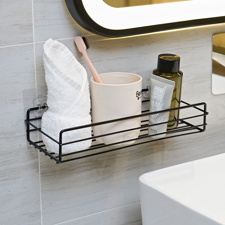 Kệ góc nhà tắm , nhà bếp , nhà vệ sinh dán tường đựng đồ cao cấp chắc chắn