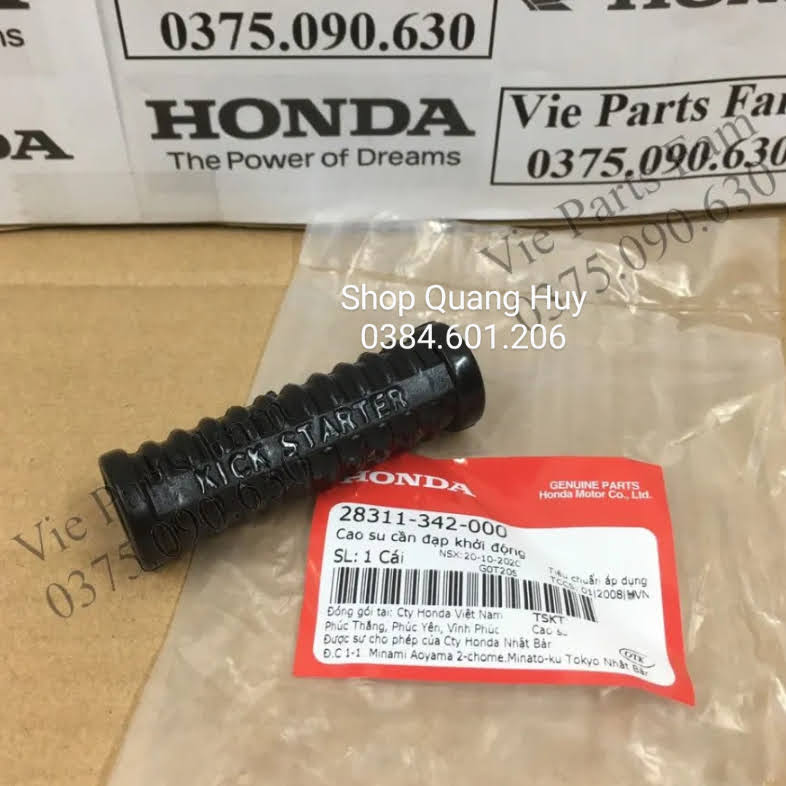 Cao su giò đạp Wave , Dream , Future zin Honda / cao su cần khởi động xe số Honda