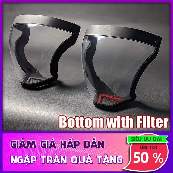 Kính bảo hộ chống giọt bắn- mặt nạ phòng độc- kính bảo hộ cao cấp viền đenngăn giọt bắn