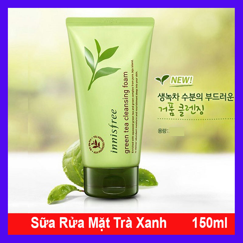 Sữa rửa mặt trà xanh Innisfree Green Tea Foam Cleanser 150ml