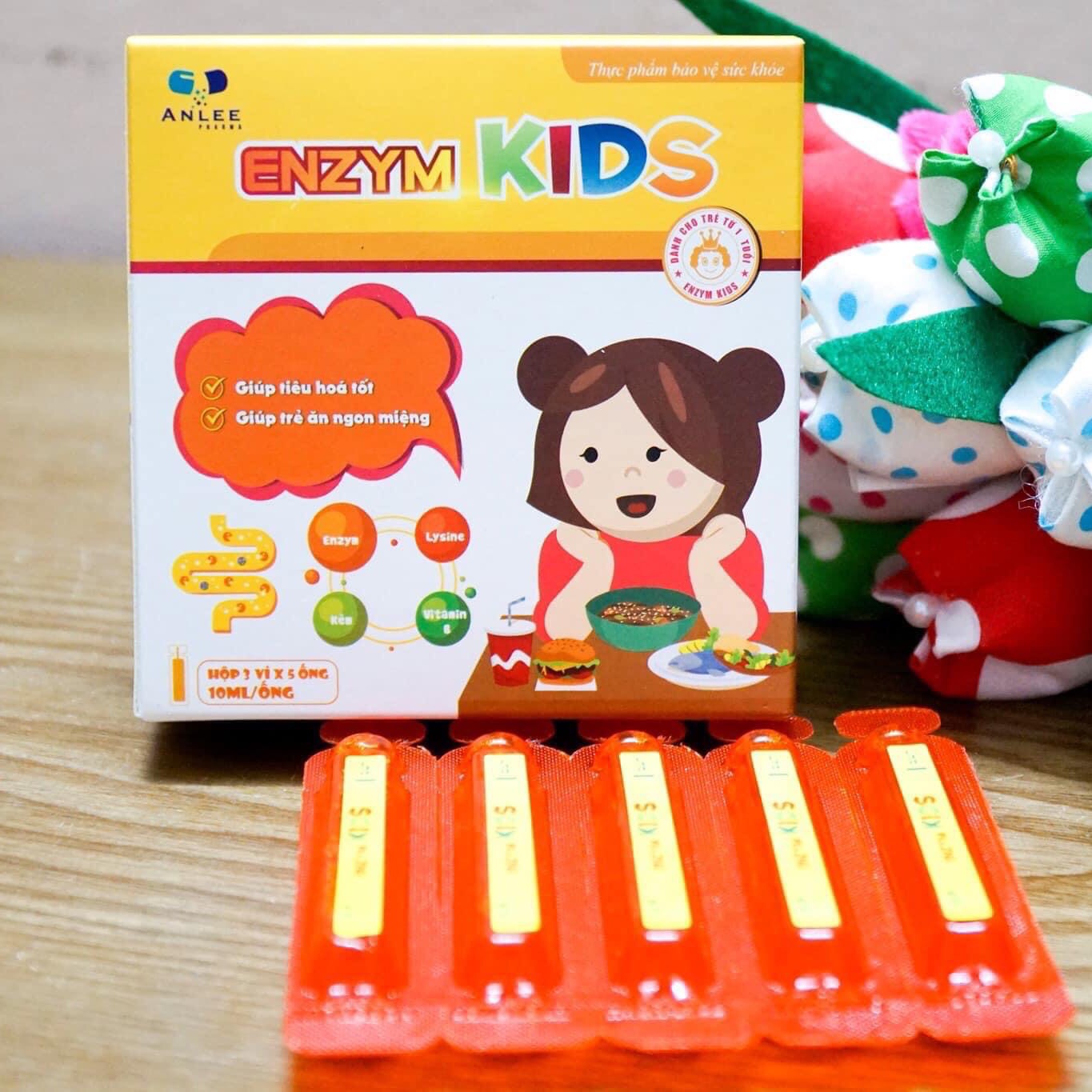 Enzym Kids giúp bé ăn ngon, tăng sức đề kháng, tăng cân đều