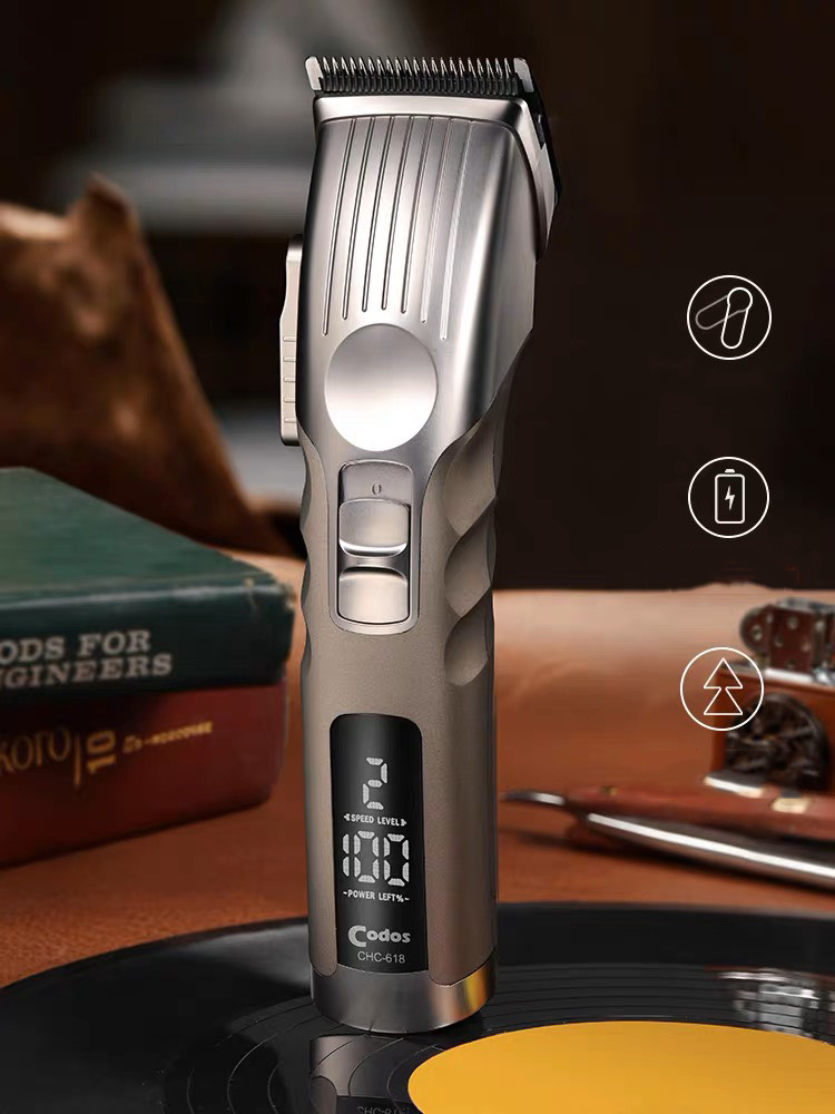 Tông đơ cắt tóc codos chc-618 chuyên fade cao cấp,pin sử dụng liên tục 210 phút