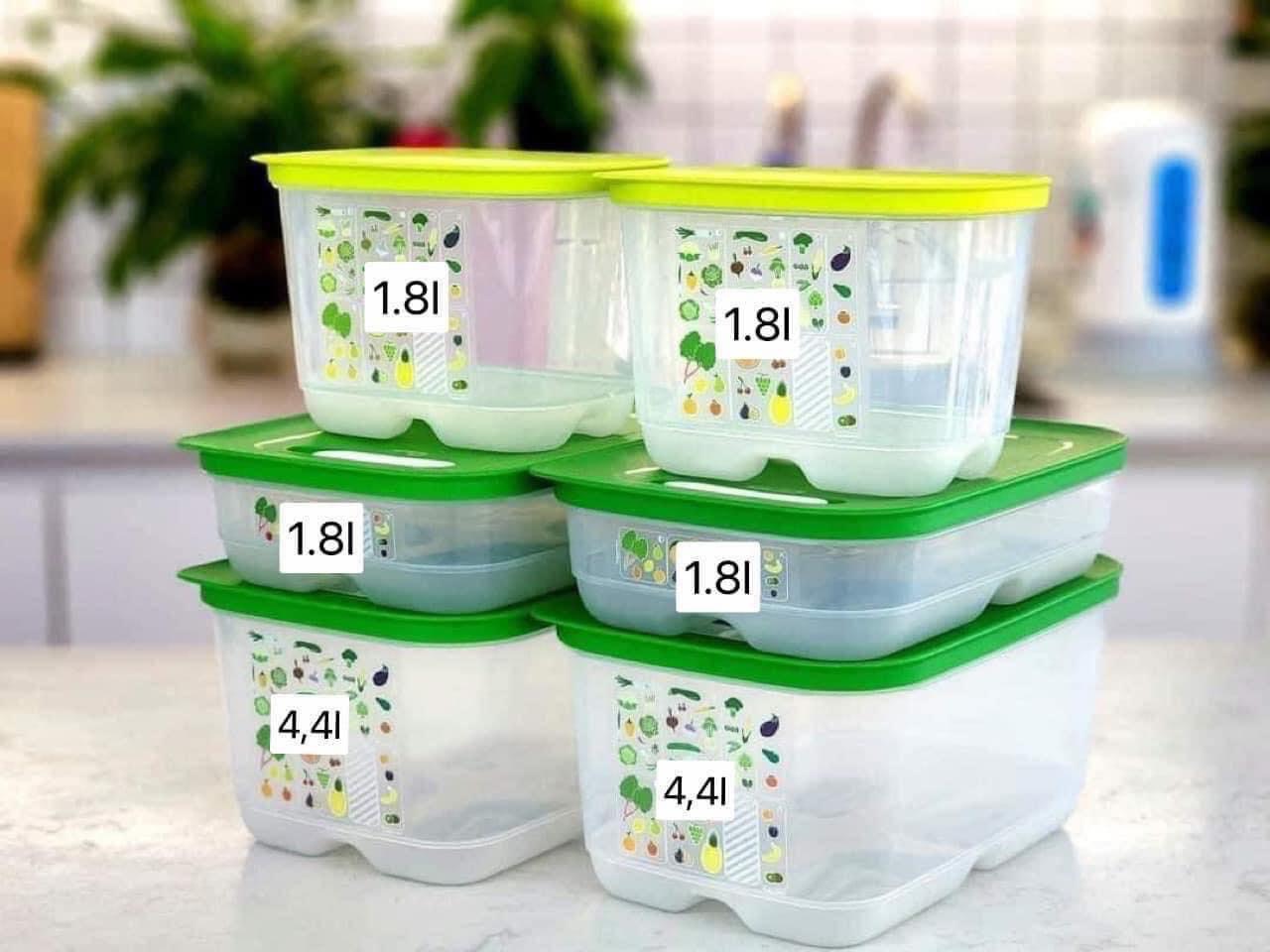 Hàng chính hãng - hộp tupperware ventsmart lẻ trữ rau củ quả tươi 1 tháng