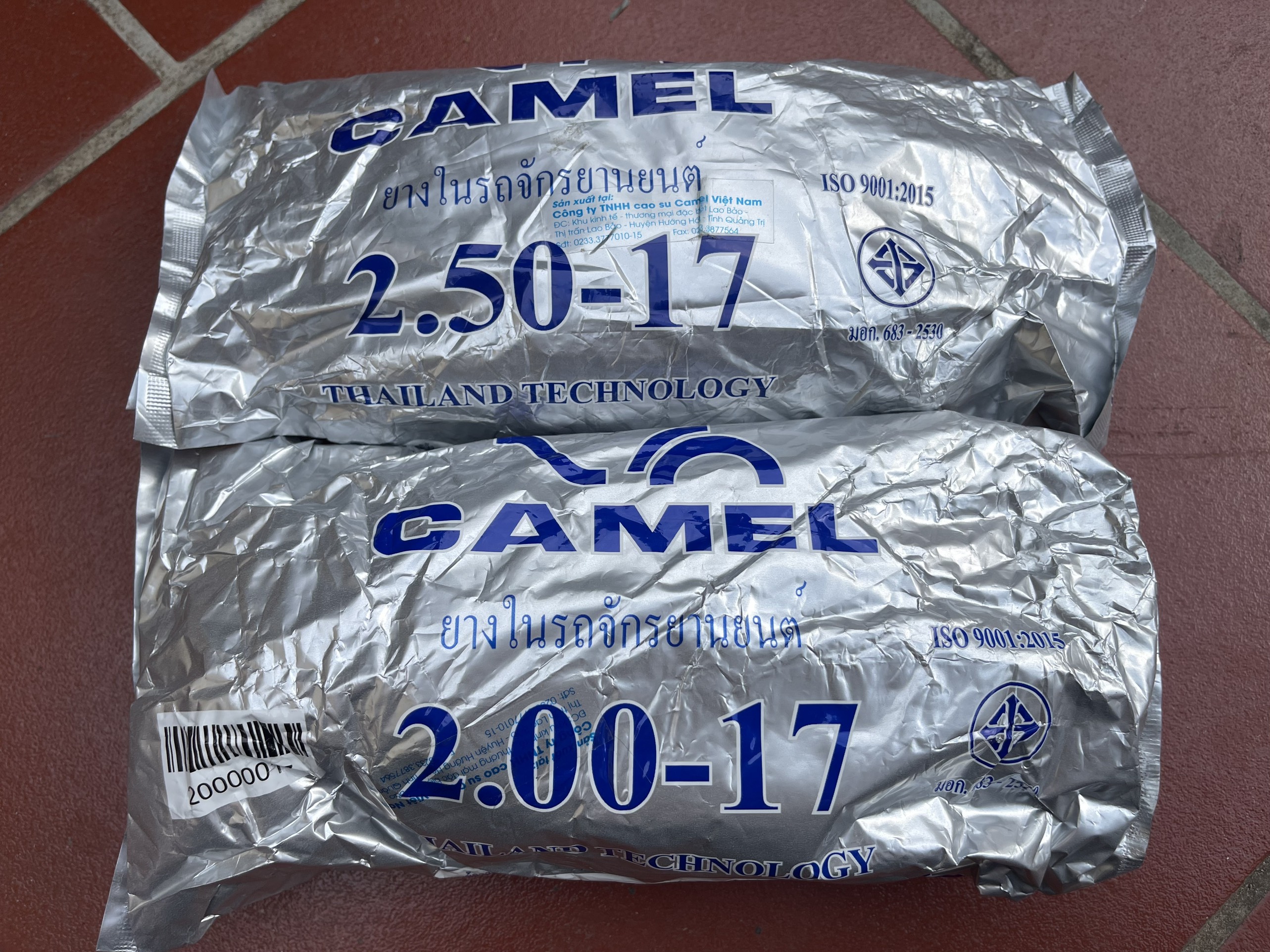 Ruột camel - săm camel nhiều size 2.00 2.50 hàng chuẩn 100%