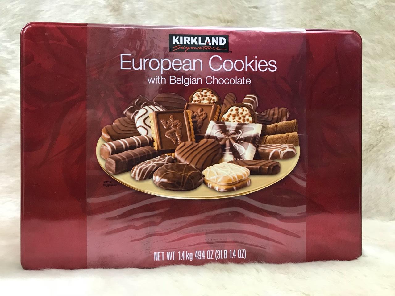Bánh Kirkland European Cookies 1,4kg USA