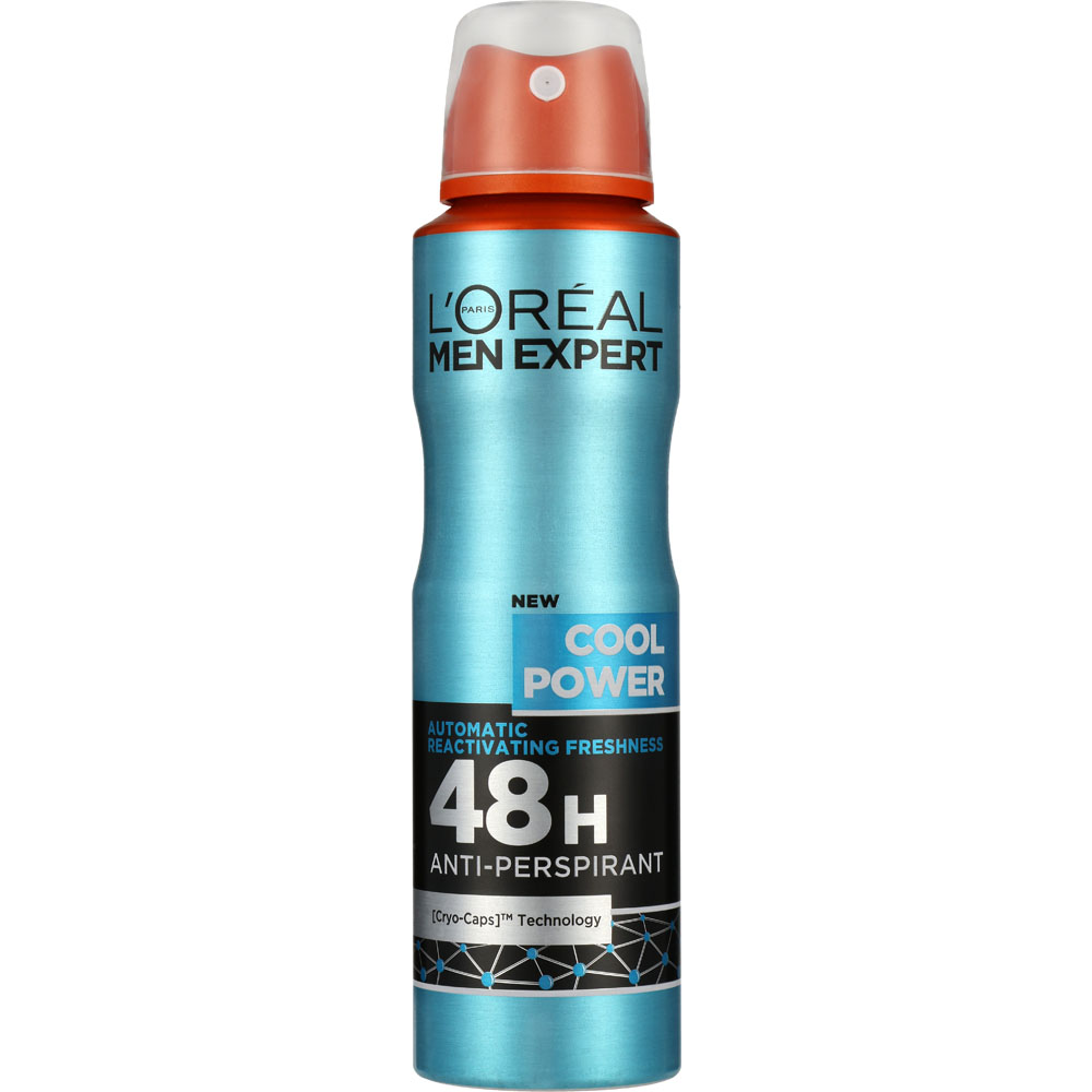Xịt khử mùi Nam Loreal Paris Men Expert Cool Power 48h 150ml