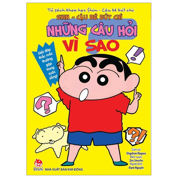 Fahasa - Tủ Sách Khoa Học - Shin Cậu Bé Bút Chì: Những Câu Hỏi Vì Sao (Tái Bản 2019)