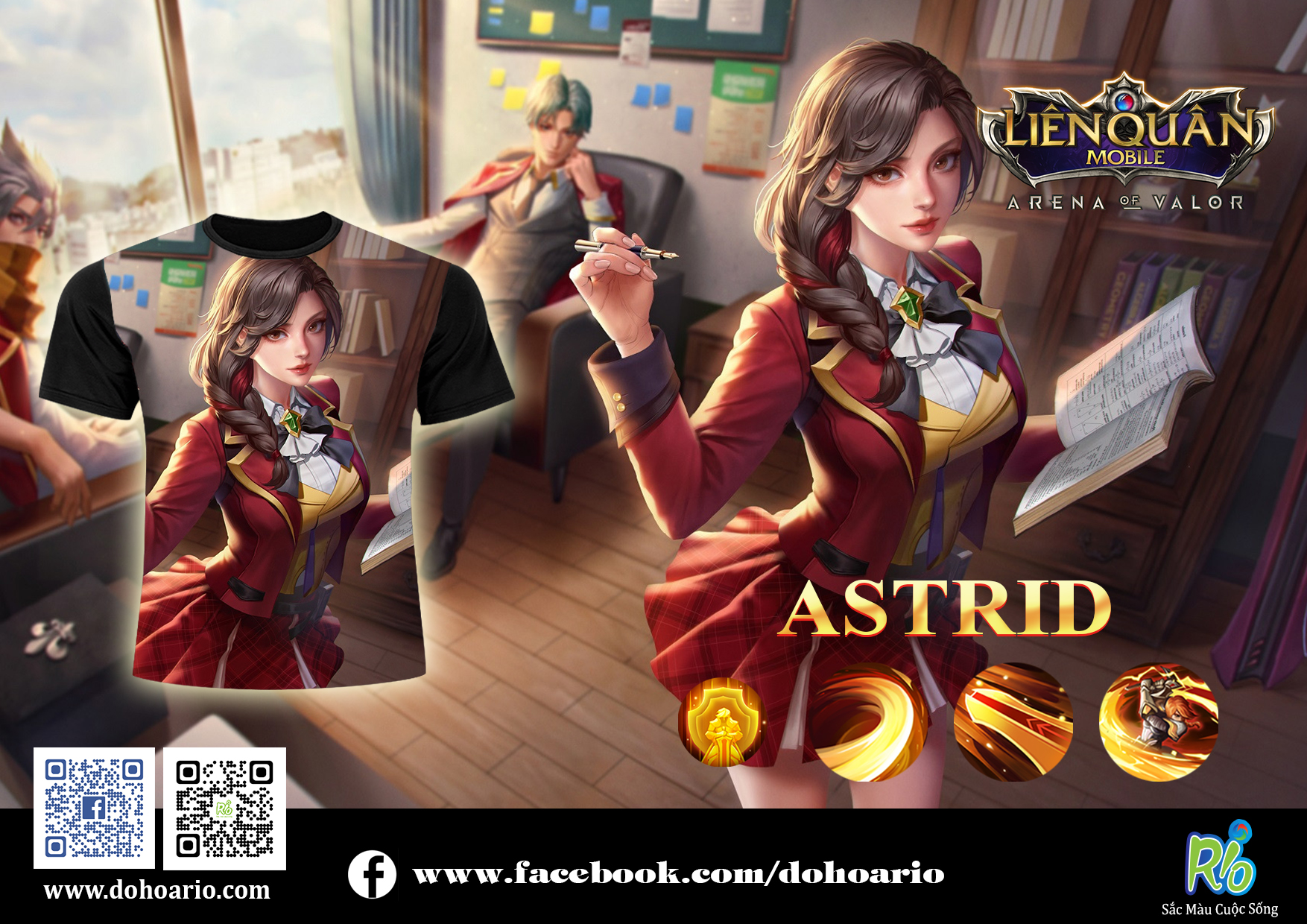 Áo thun liên quân Rio - ASTRID