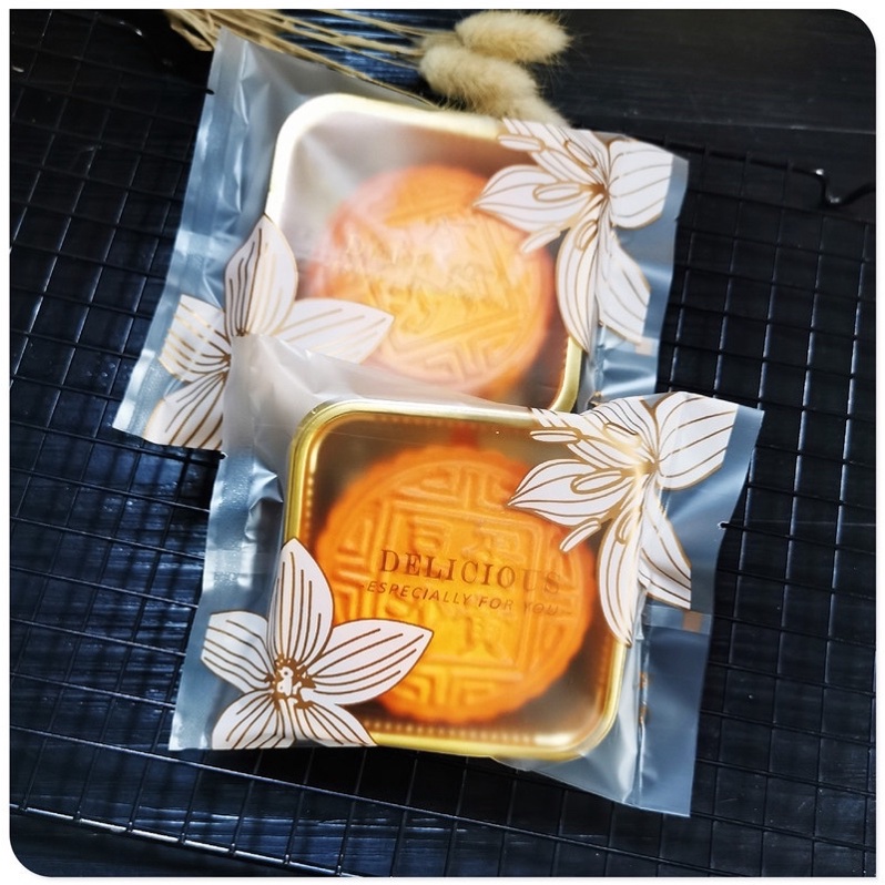 Túi bánh trung thu hoa 75g - 100g - 125g - 150g