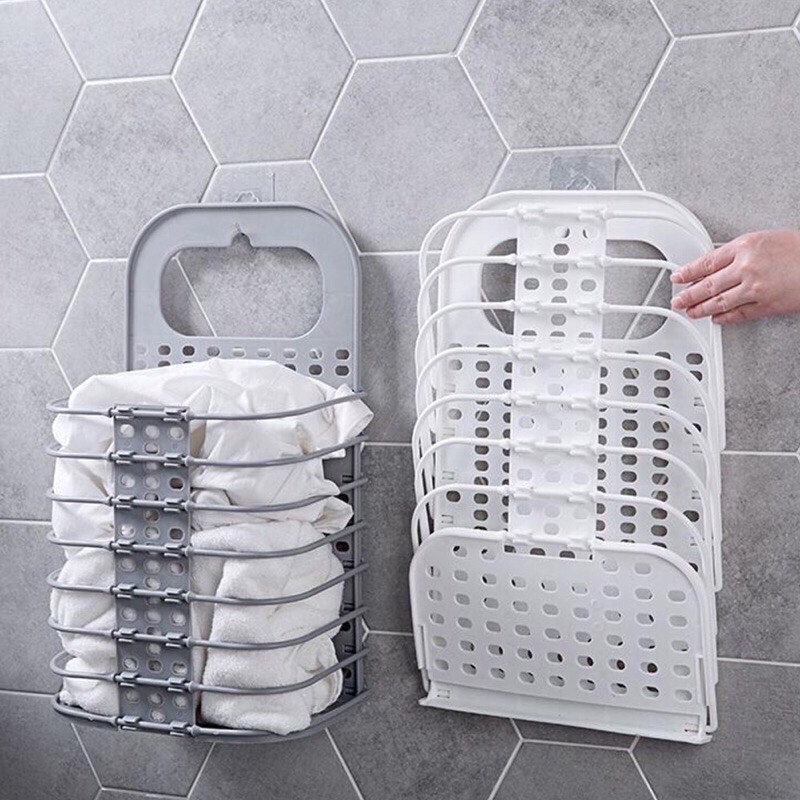 GIỎ ĐỰNG QUẦN ÁO, ĐỰNG ĐỒ ĐA NĂNG TREO TƯỜNG THÔNG MINH GẤP GỌN VÔ CÙNG TIỆN LỢI