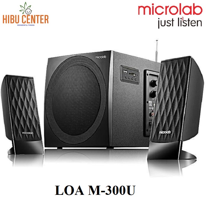 Loa Vi Tính MICROLAB M-300U/2.1 Có Khe Cắm USB - HIBUCENTER