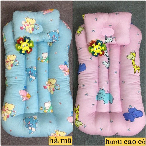 Nệm cho bé sơ sinh chống trào ngược, tặng kèm gối