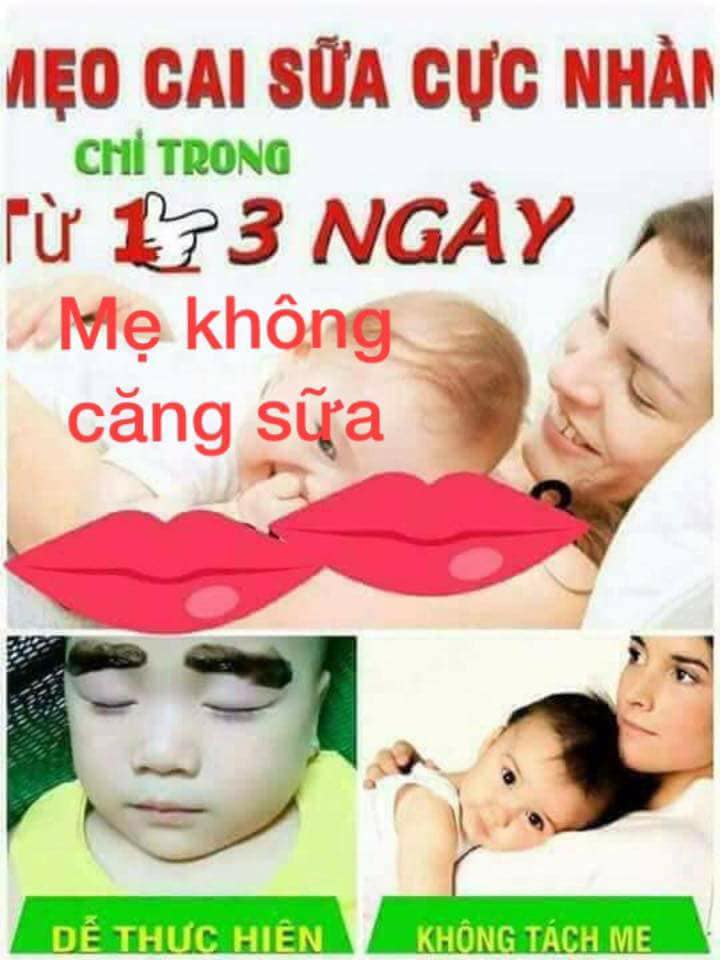 Mẹo cai sữa cho bé