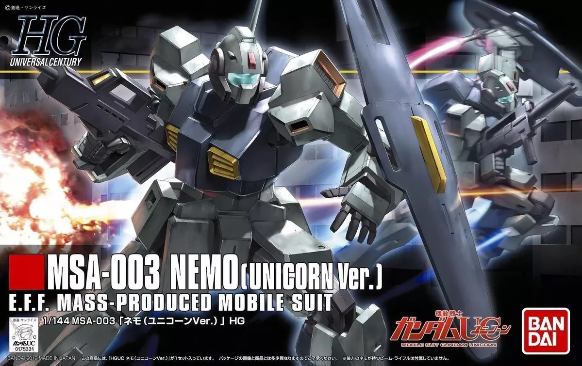 Mô hình gundam bandai hguc 140 msa-003 nemo 1/144 ms gundam uc
