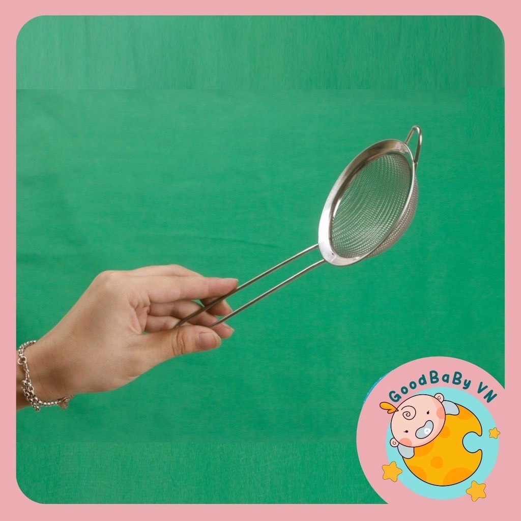 Rây lọc inox thức ăn cho bé ăn dặm goodbabytbvn