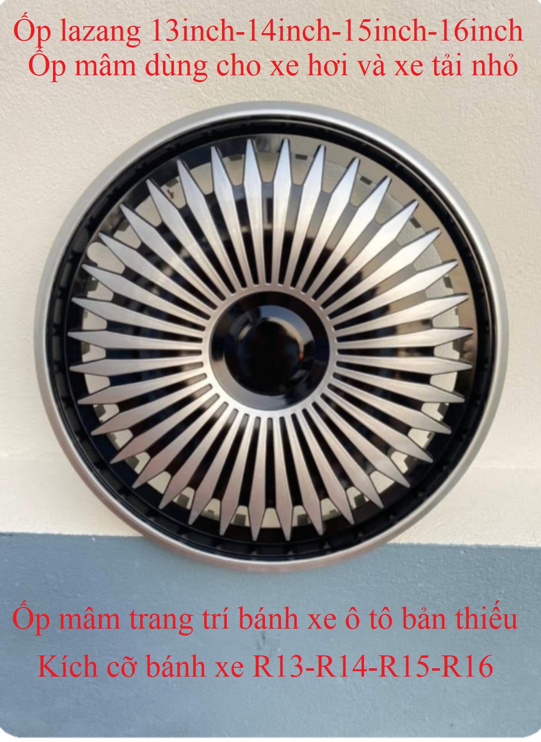 R16 Inch Car Wheel Covers - Set of 4 Genuine National Products Giá 430,000 Đồng*Miễn phí vận chuyển