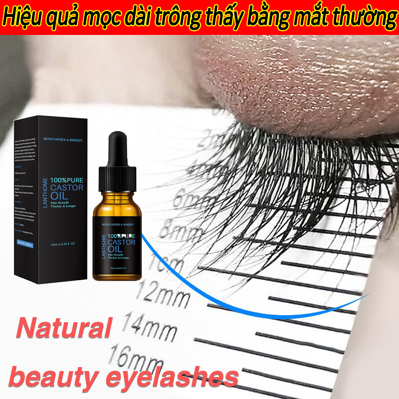 Dầu tinh chất tăng trưởng lông mi Tinh chất dưỡng mi dưỡng mi dài 10ml Serum serum tự nhiên lông mi serum serum serum nuôi dưỡng lông mi dài lông mày