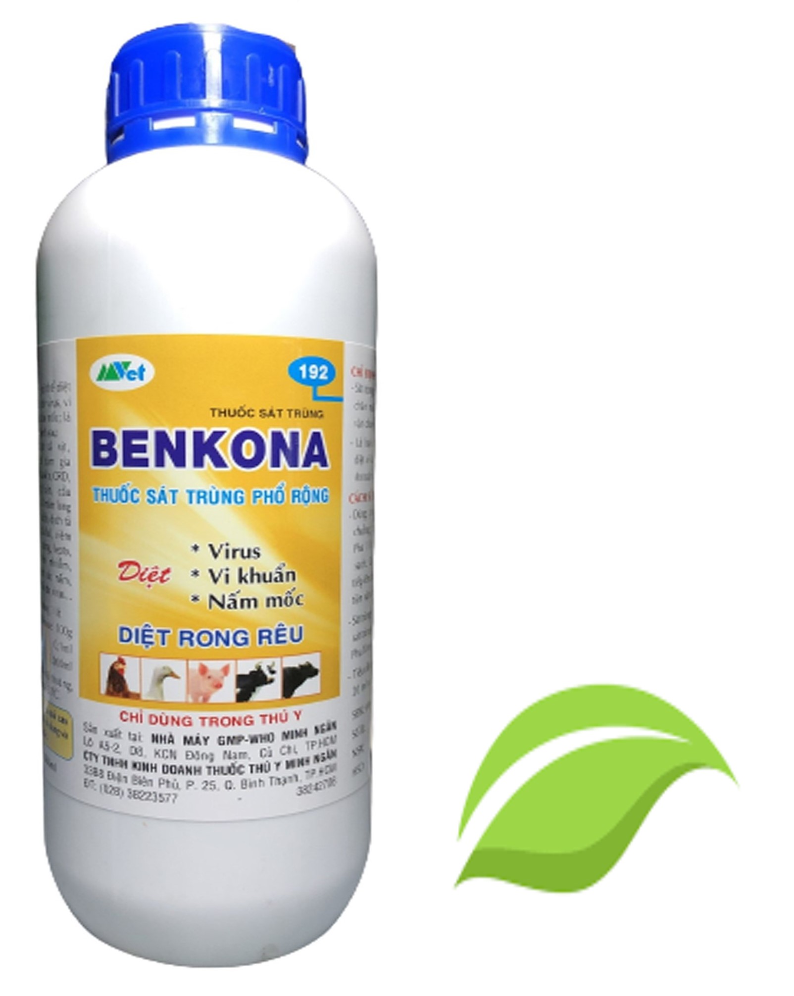 Benkona Diệt rong rêu cho hoa lan & cây cảnh phổ rộng - #118A# 1 lít