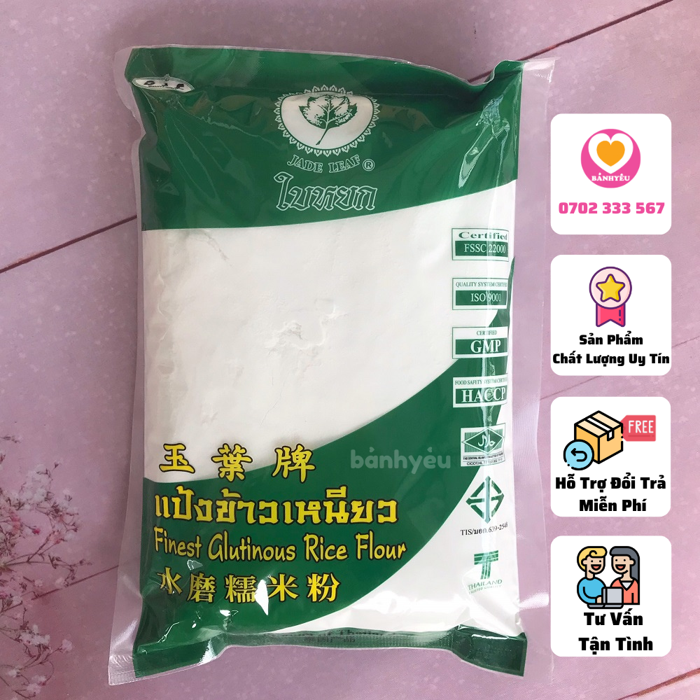 Bột nếp Thái Lan 400g - hiệu Jade Leaf dùng làm bánh,chè xôi