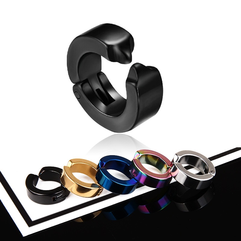 BỘ 2 Bong tai khóa còng EXO phong cách Hàn KPOP022