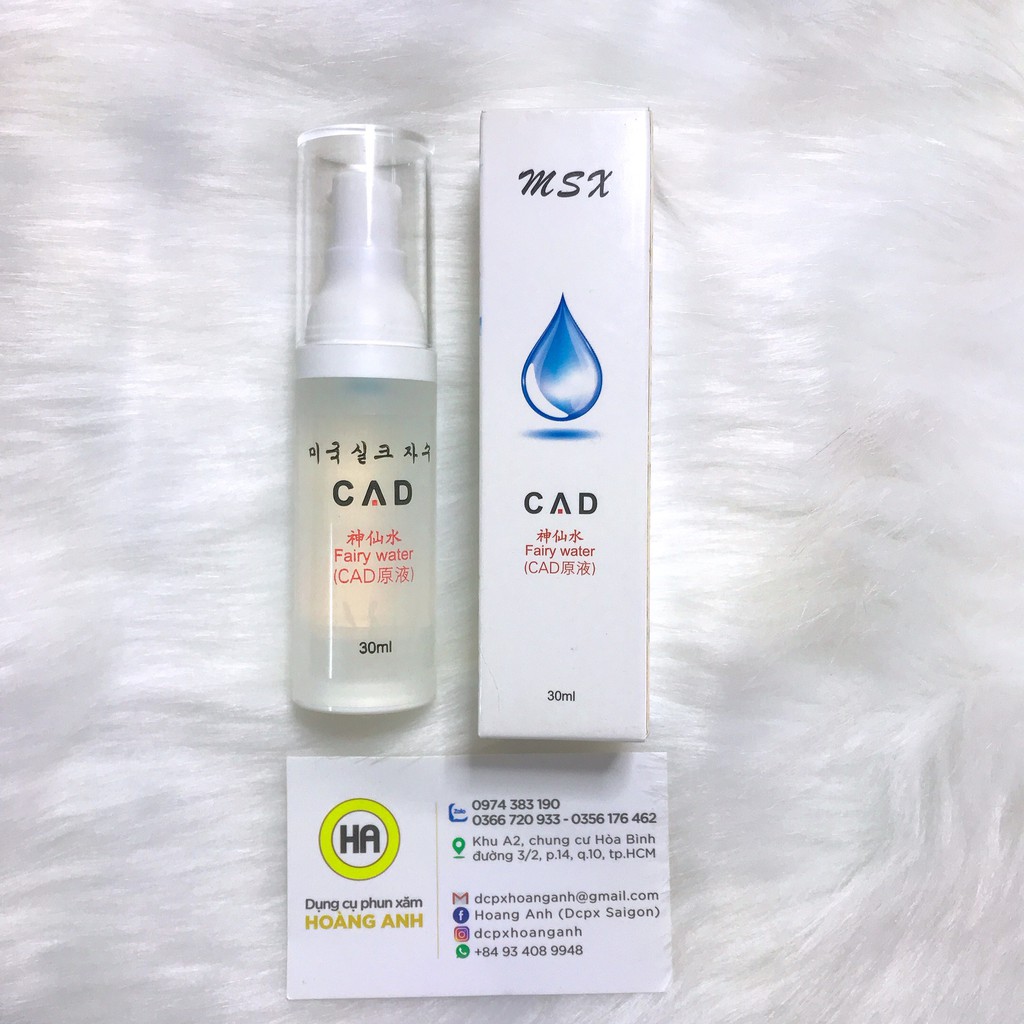 Nước pha kích màu môi cad- dụng cụ phun xăm hoàng anh
