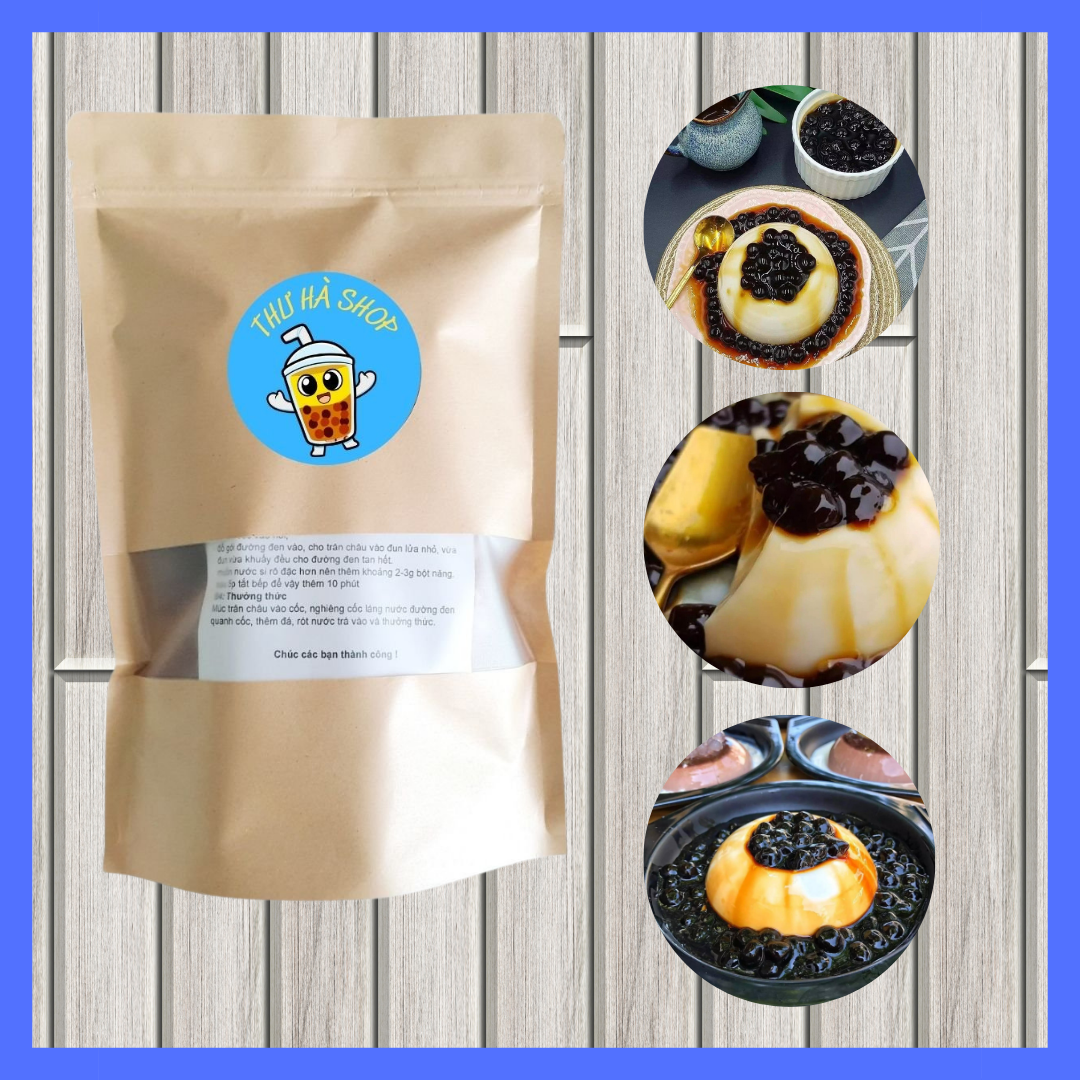 Tàu hủ trân trâu đường đen,nguyên liệu làm trà sữa