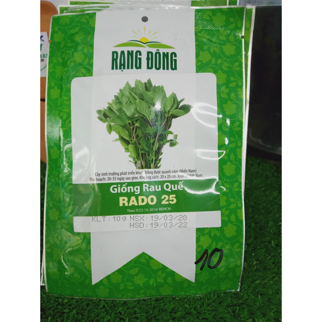 Hạt giống rđ-rau quế-25-10k