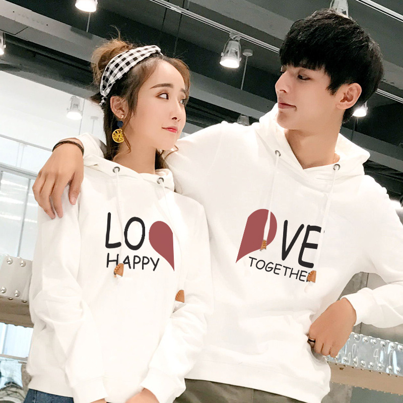 Áo đôi nỉ( giác đã gồm 2 áo) ghép tim chữ có mũ vải mềm đẹp