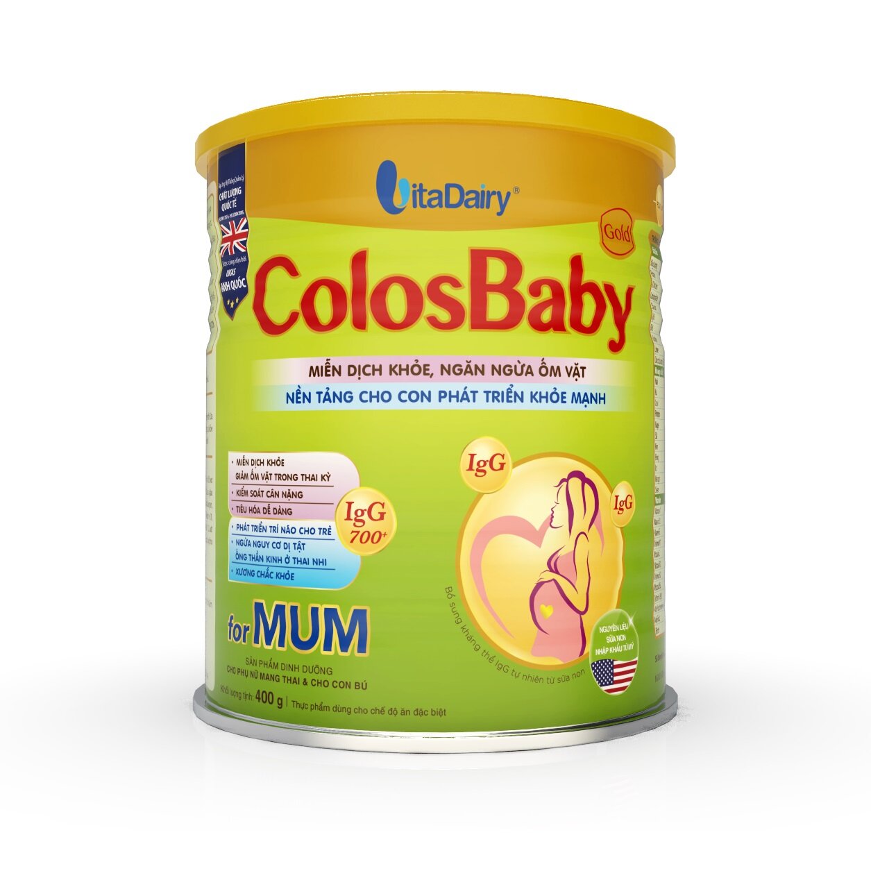 SỮA BẦU COLOSBABY MUM 800G DATE MỚI MÃ QR ĐẦY ĐỦ