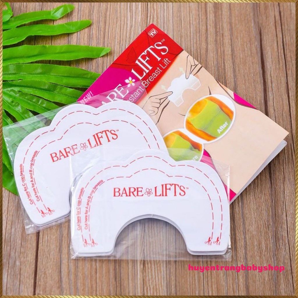 10 miếng dán nâng ngực bare lifts - 1 túi