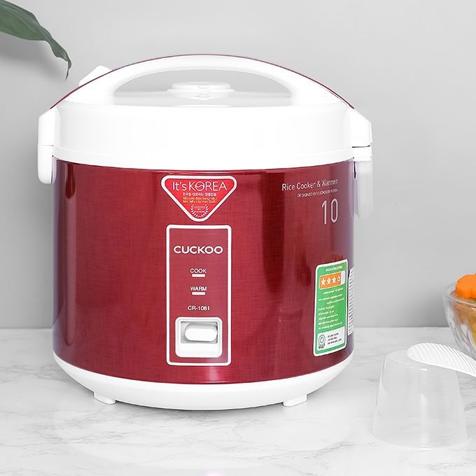 Cuckoo rice cooker 1.8 liter cr-1081-display box 99%- 4 person power 700W bodice 1.515mm thick aluminum alloy non-stick coating