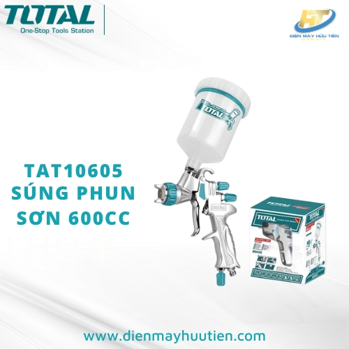 Súng phun sơn 600cc total tat10605