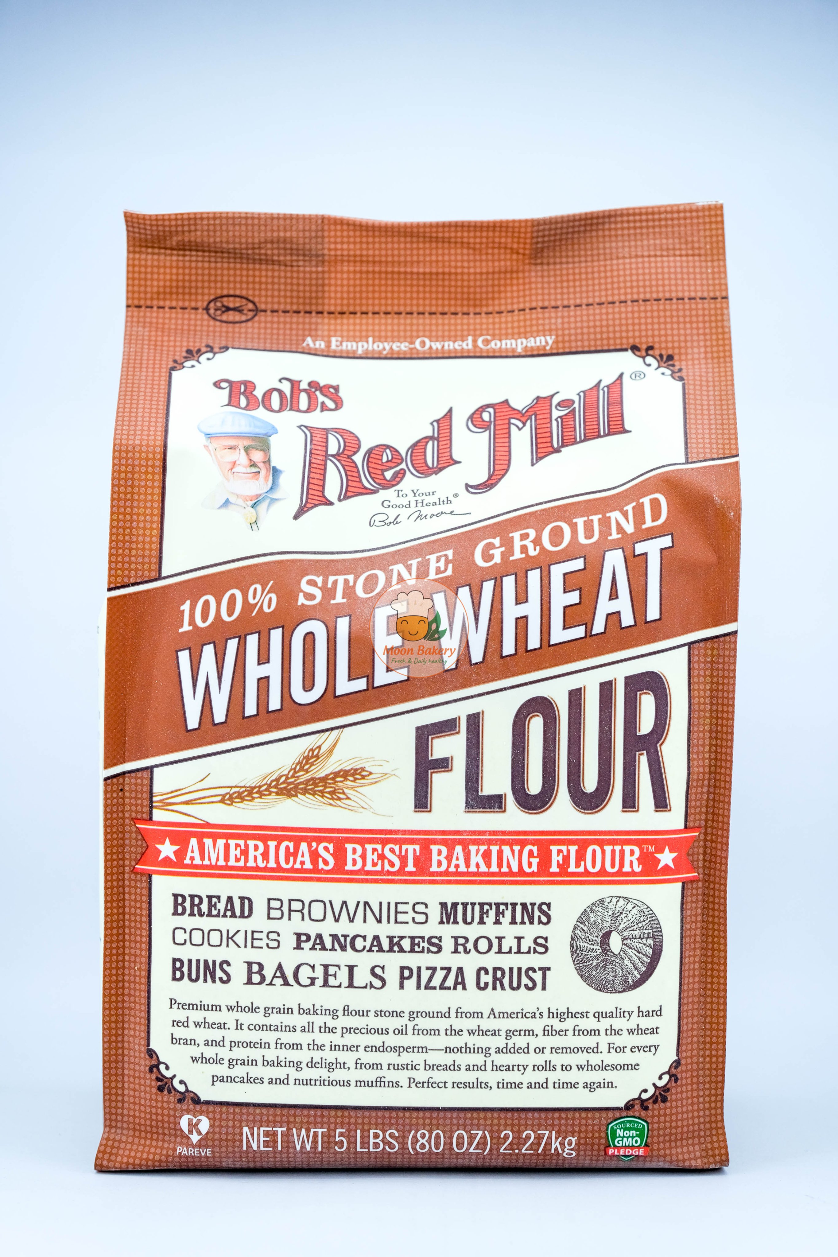 Bột mỳ nguyên cám Bob’s Red Mill 2,27kg - HSD 6/2023