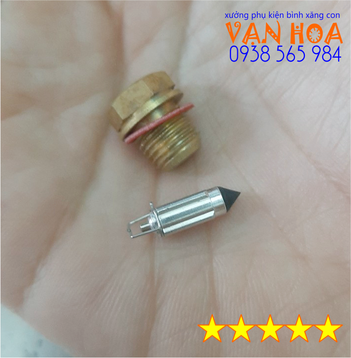 Bộ kim cối 125 mô tô đít gài Phụ tùng bình xăng con Vạn Hoa