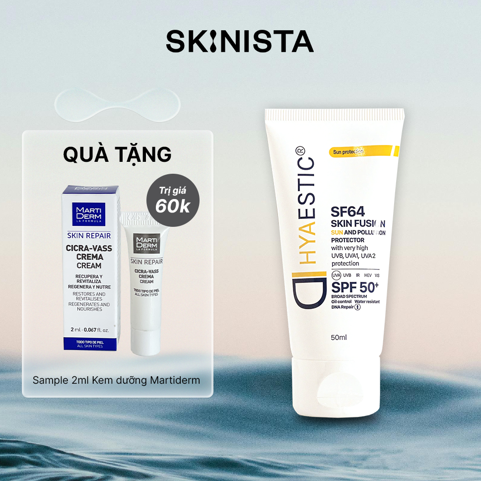 Kem chống nắng Hyaestic Skin Fusion SF64 Sun And Pollution Protector SPF50+