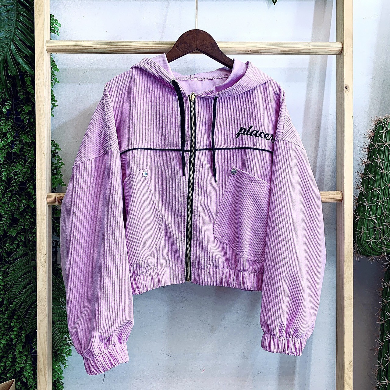 ÁO KHOÁC VẢI NHUNG HÀNG QC TP