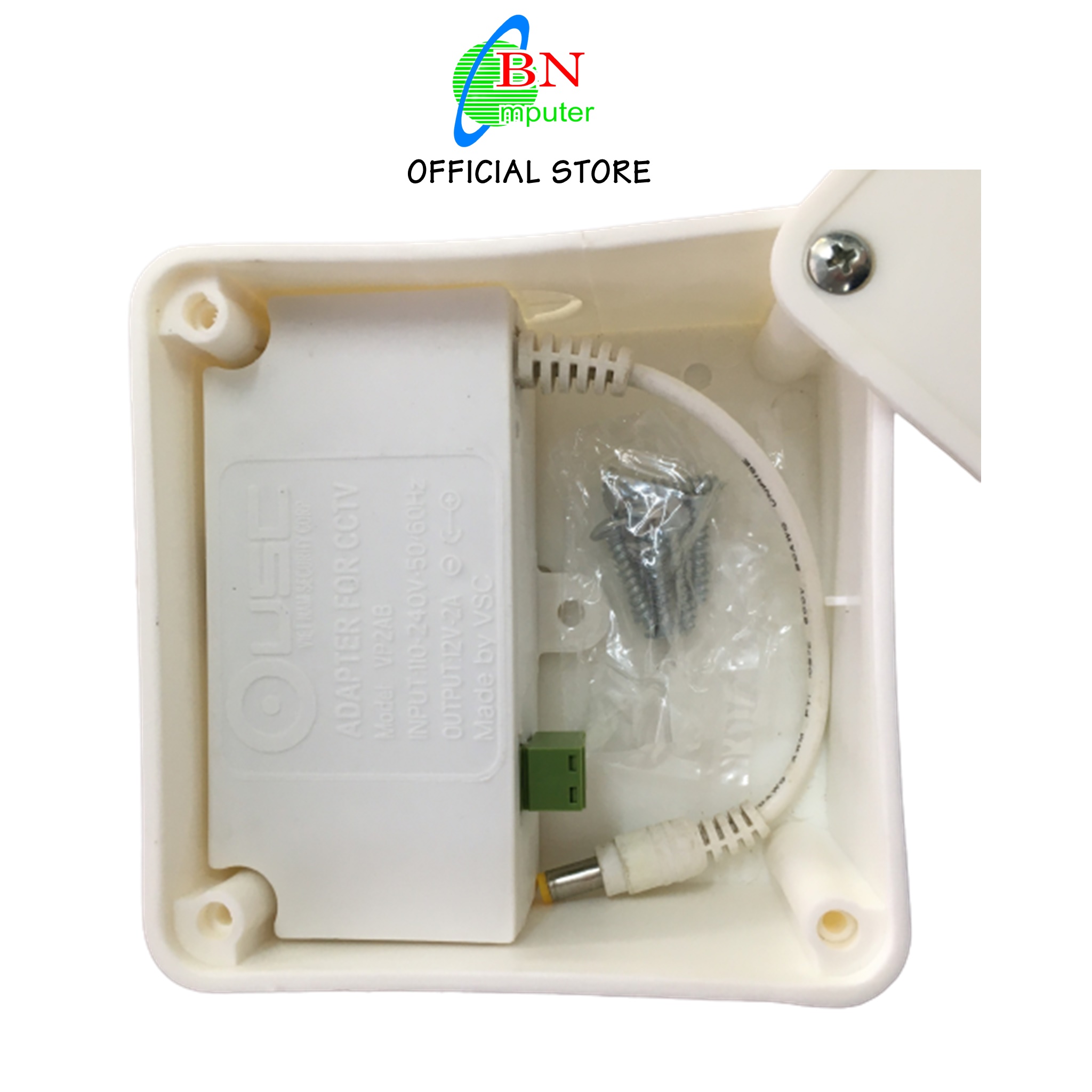 Hộp kỹ thuật liền nguồn 12v-2a bảo hành 12 tháng