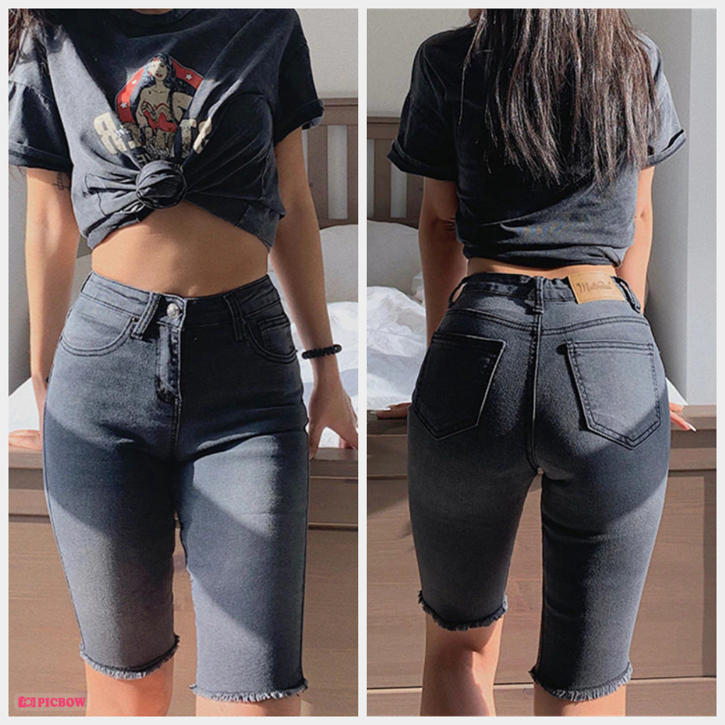 Quần short nữ big size quần ngố lửng trên gối