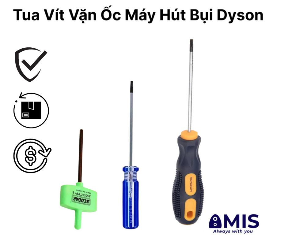 Tua vít vặn ốc máy hút bụi cao cấp