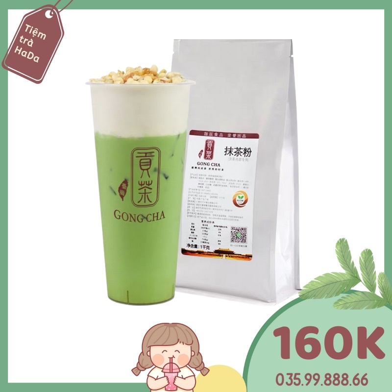 Bột matcha gong cha sữa ngon đặc biệt 1kg