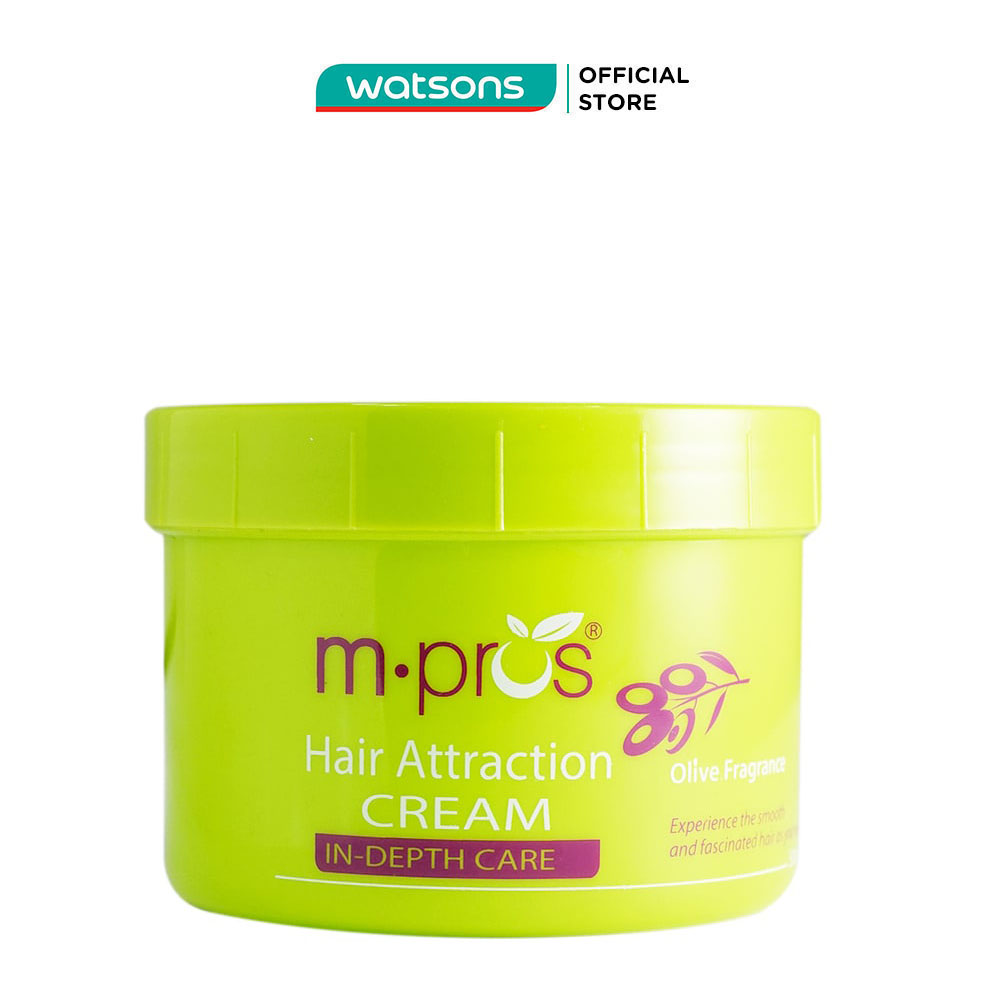 Kem Hấp Dầu M.Pros Nuôi Dưỡng Tóc Khô, Hư Tổn Chiết Xuất Ôliu 500ml