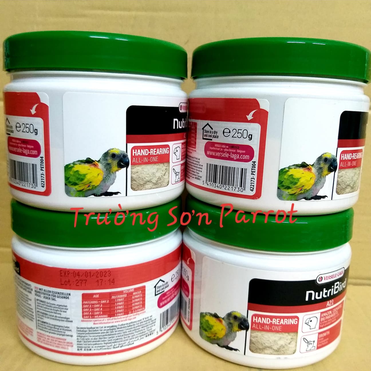 1 hũ nguyên seal 250g bột a21 / bột a19 cho chim non, chim vẹt non, yến hót, chim cảnh,..