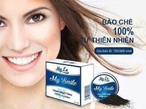 [HCM]Than hoạt tính làm trắng răng  My smile