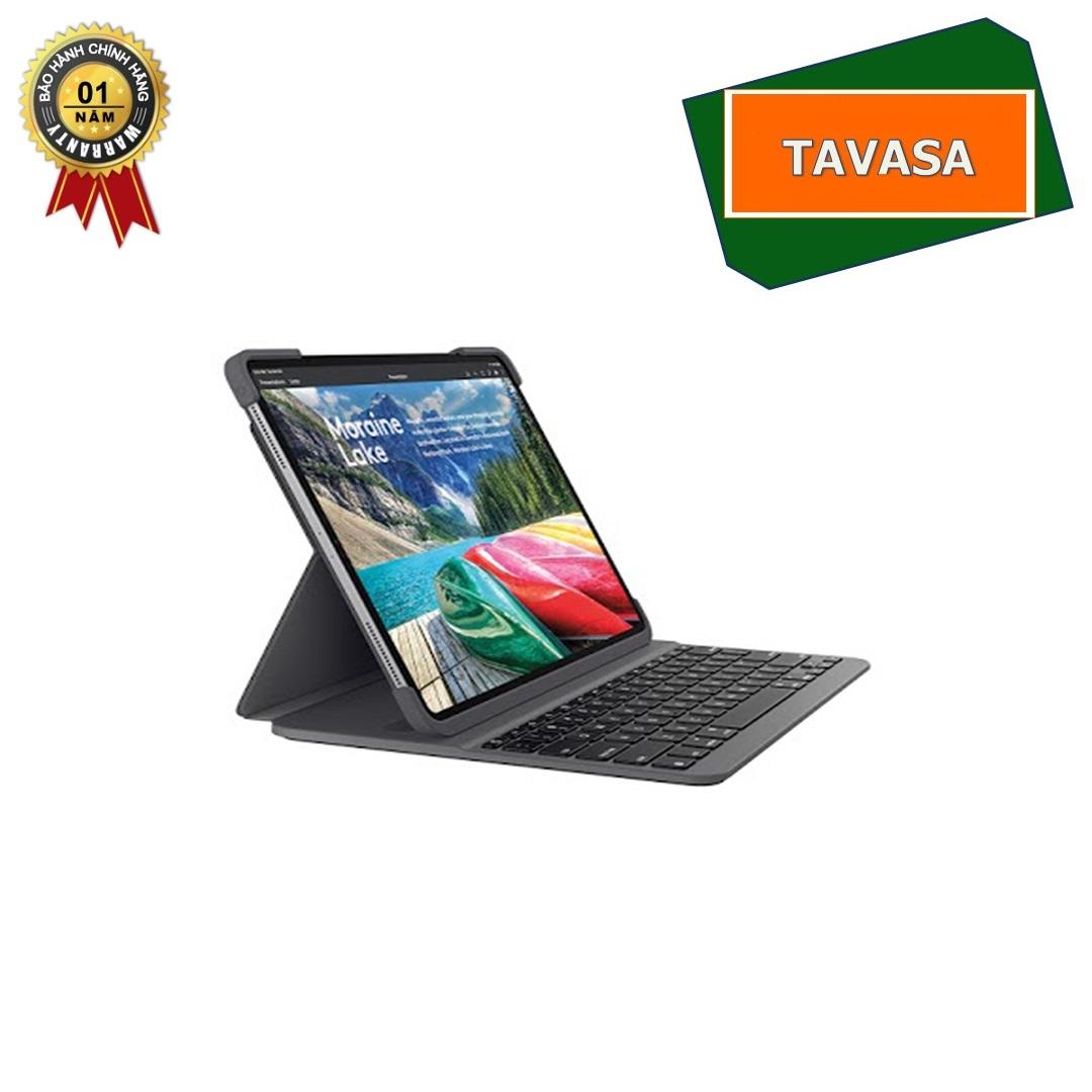 Bao da kèm bàn phím Logitech Slim Folio Pro với đèn sáng và kết nối bluetooth dành cho iPad Pro 11 inch và iPad Pro 12.9 inch