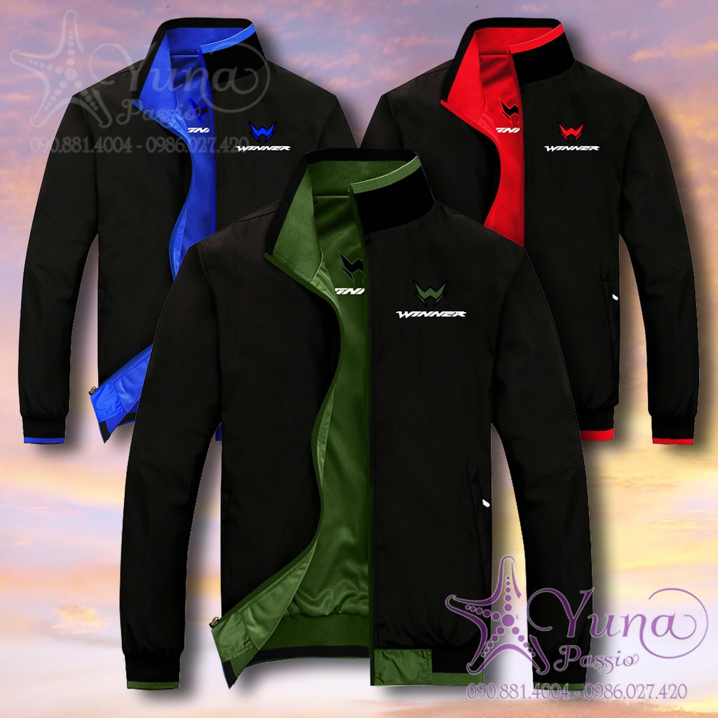 [HCM]ÁO GIÓ NAM CAO CẤP 2 MẶT 2 LỚP THÊU LOGO HÀNG VNXKCHẤT DÙ 2 LỚP DÀY DẶN THỎA MÁI ĐI MƯA ĐI NẮNG